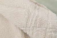 Lamb Wool Stand-up Collar Cotton-padded Clothes Stitching Fur Coat