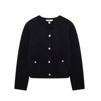 Knitwear Women's Round Neck Solid Color Loose Pullover Leisure