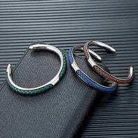 Fashionable Stainless Steel Braided Bracelet