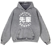 Heavyweight Washed Vintage Cotton Men's American Style Sweatshirt