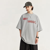 Men's Twill Cotton Crack Printed T-shirt