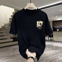 Heavy Cotton Printed Men's Short-sleeved T-shirt