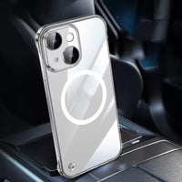 Case Electroplated Frameless With Lens Protector PC Magnetic Sheath