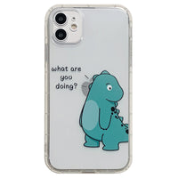 Compatible with Apple , Couple Phone Case Transparent Tpu Soft Case