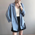 Lightweight British-Style Loose-Fit Korean-Style Sun-Protective Blazer