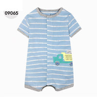 Cotton Baby Short Sleeve One Piece Romper