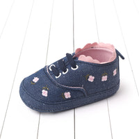 Spring And Autumn Soft Bottom Lace Embroidered Baby Shoes