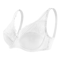 Lace Comfortable Gathering Girls Cotton Cup Chest Pad Bra Underwear