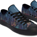 Fashion Printed Couple High Top Canvas Shoes