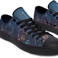 Fashion Printed Couple High Top Canvas Shoes