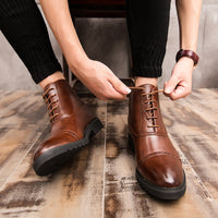 British Retro Casual Fashion Plus Size Men's Shoes