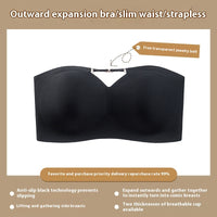 Women's Minimalist Expandable Strapless And Seamless Underwear