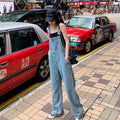 Straight high waist jumpsuit
