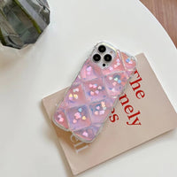 Sheepskin Rhombus Anti-fall Soft Case For Mobile Phone