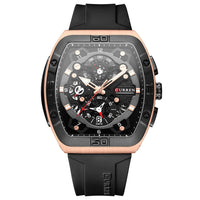 Cairen Unisex Six-Hand Quartz Watch Sporty Style Multi-Function Water-Resistant