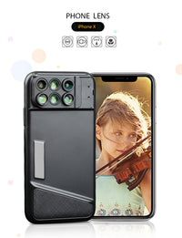 6-in-1 switchable special effects shooting camera case