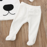 Autumn And Winter Flannel Baby Suit