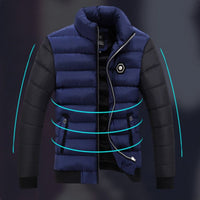 Men's Short Cotton-padded Coat  Fleece-lined And Thickened New Style For Winter