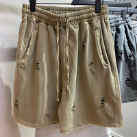 High Street Ins Washed And Worn Dyed Straight Shorts