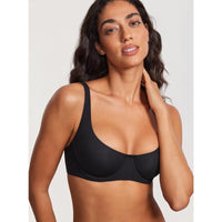 Underwire Support Seamless Unlined Balconette Bra