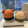 Female Solid Color Cat Ear Japanese Style Personalized Versatile Hat