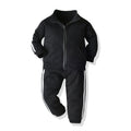 Two Zipper Spring And Autumn Sportswear Suits For Boys And Girls