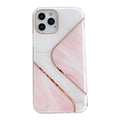 Electroplating mosaic marble phone case