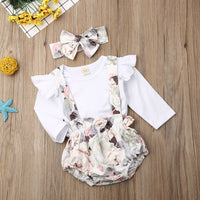 Fashion European And American Style Suit Solid Color Flounced Sleeve Jumpsuit