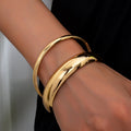 Exaggerated Minimalist Traditional High-gloss Bracelet
