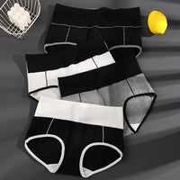 Women's Underwear Plus Size Women's Antibacterial Underwear Silk Crotch Seamless Hip Lifting Belly Contracting Triangle Shorts