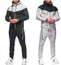 Men's Leisure And Comfortable Sports Patchwork Suit Sweater