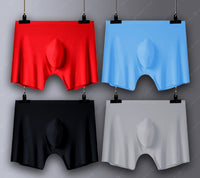 Men's ice silk underwear without trace one-piece pants