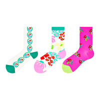 Original Women's Socks Summer Thin Mixed Color Stripe Tube Socks Mesh Cotton Boneless Personality Cartoon Color Socks For Women