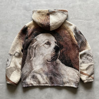 Fashion Casual Printed Polyester Sweater