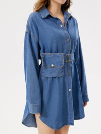 Stylish Casual Versatile Tie-waist Backless Multi-wear Baggy Shirt