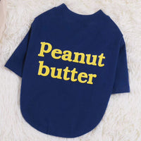 Dog letter T-shirt sweater