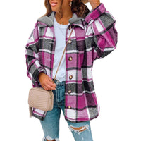 Women's Winter Pure Cotton Plaid Jacket