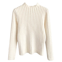 High-grade Fleece-lined Half-high Collar Knitted Bottoming Shirt Inner Wear Sweater