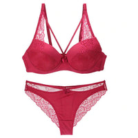 Women's Lace Bra Panties Set