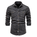 Men's Denim Shirt Quality Heavy Duty Washing