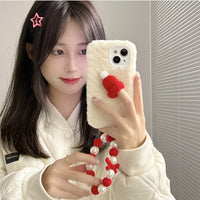 Red Christmas Hat Phone Case Bracelet