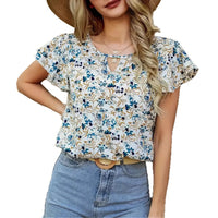 New Printed Women's Short Sleeve