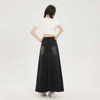 Fashionable High Waist Denim Skirt For Women