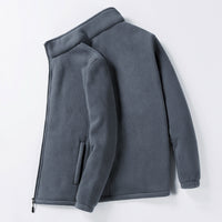 Men's Plush Fleece Coat With Extra Fat And Extra Thick Warm Sweater