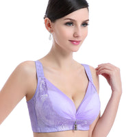 Large size no steel ring gather bra