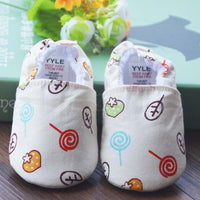 Foreign Trade Soft Bottom, Pure Cotton Cartoon Can Not Drop Baby Shoes, 0-1 Year Old Indoor Toddler Shoes, Spring And Autumn Men And Women Bao Baoxie