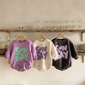 Infant Autumn And Winter New Jumpsuit Letter Romper