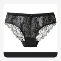 Women's Breathable Mesh Lace Triangle Mid-Rise Shorts