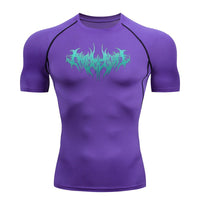 Men's T-shirt Short-sleeve Quick-dry Printed Sports Short-sleeve