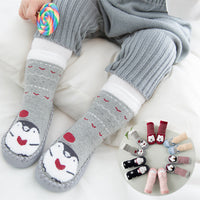 New winter plush, Terry BABY TODDLER SOCKS, skid proof floor socks for children